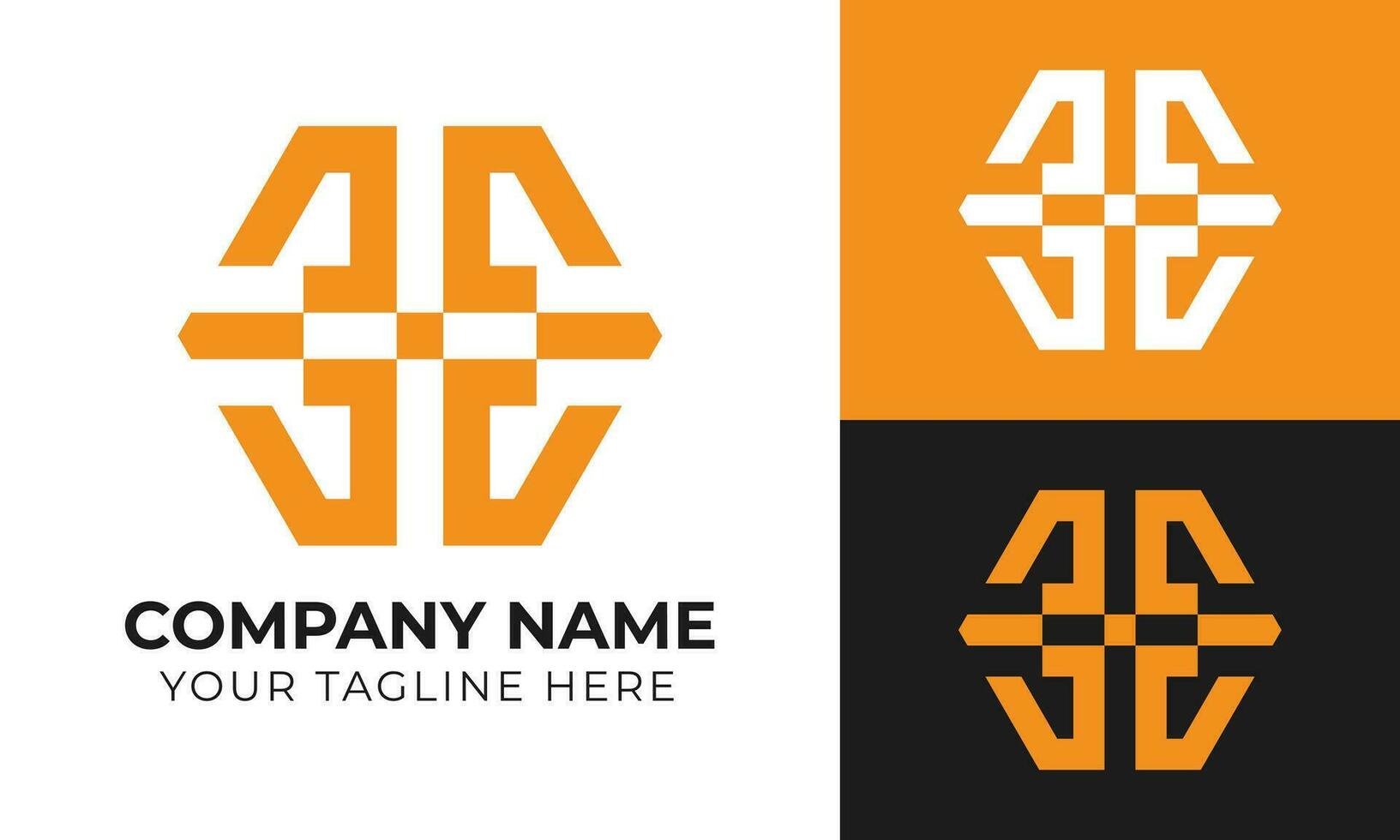 Professional creative modern minimal business logo design template for your company Free Vector