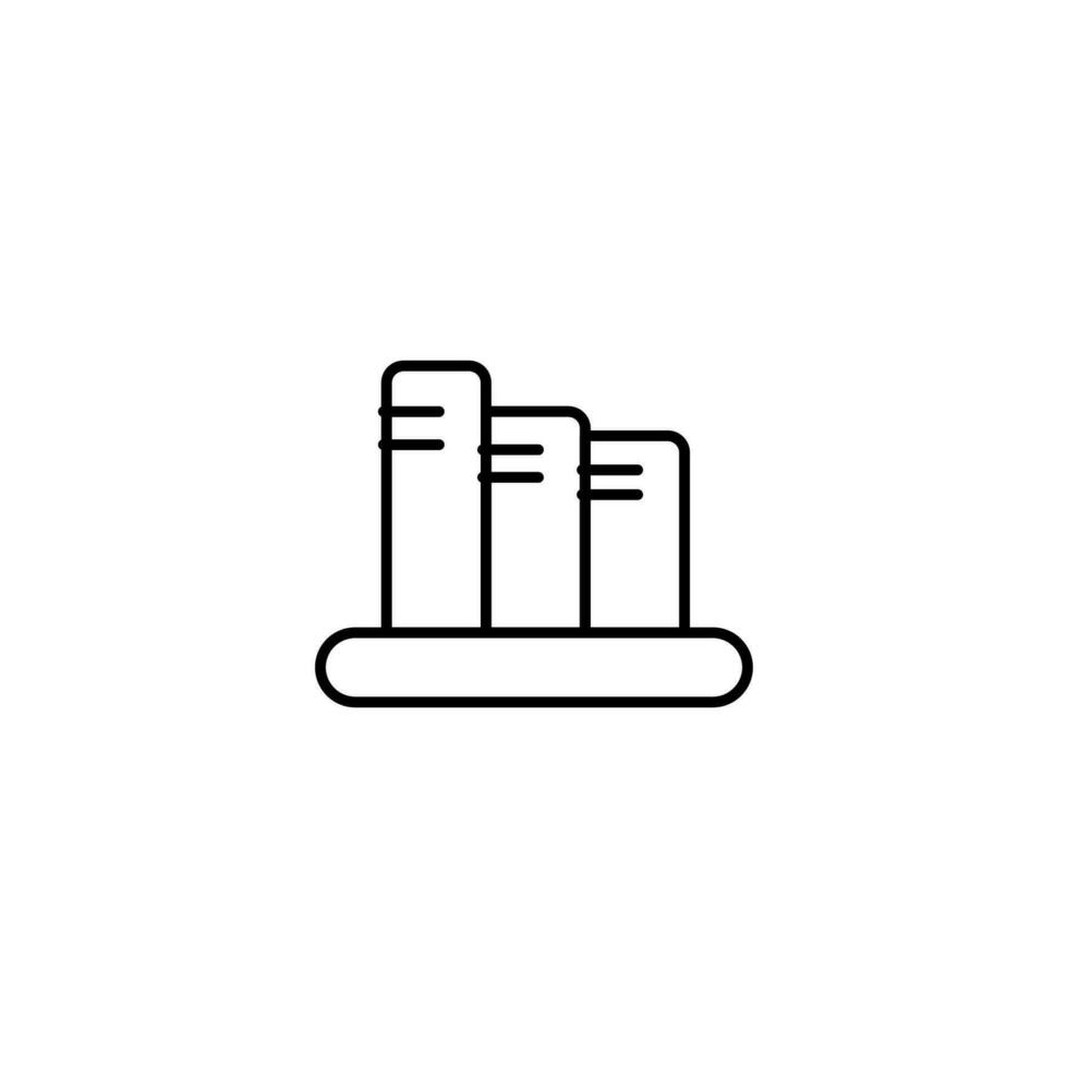 Books Vector Symbol for Stores and Shops. Perfect for web sites, books, stores, shops. Editable stroke in minimalistic outline style