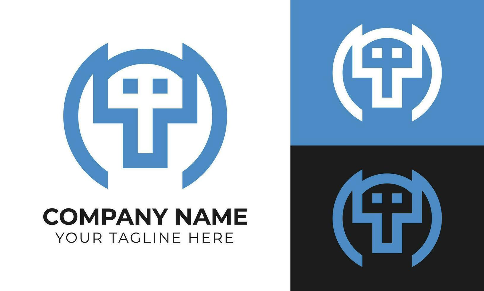 Creative corporate modern abstract minimal business logo design template for your company Free Vector
