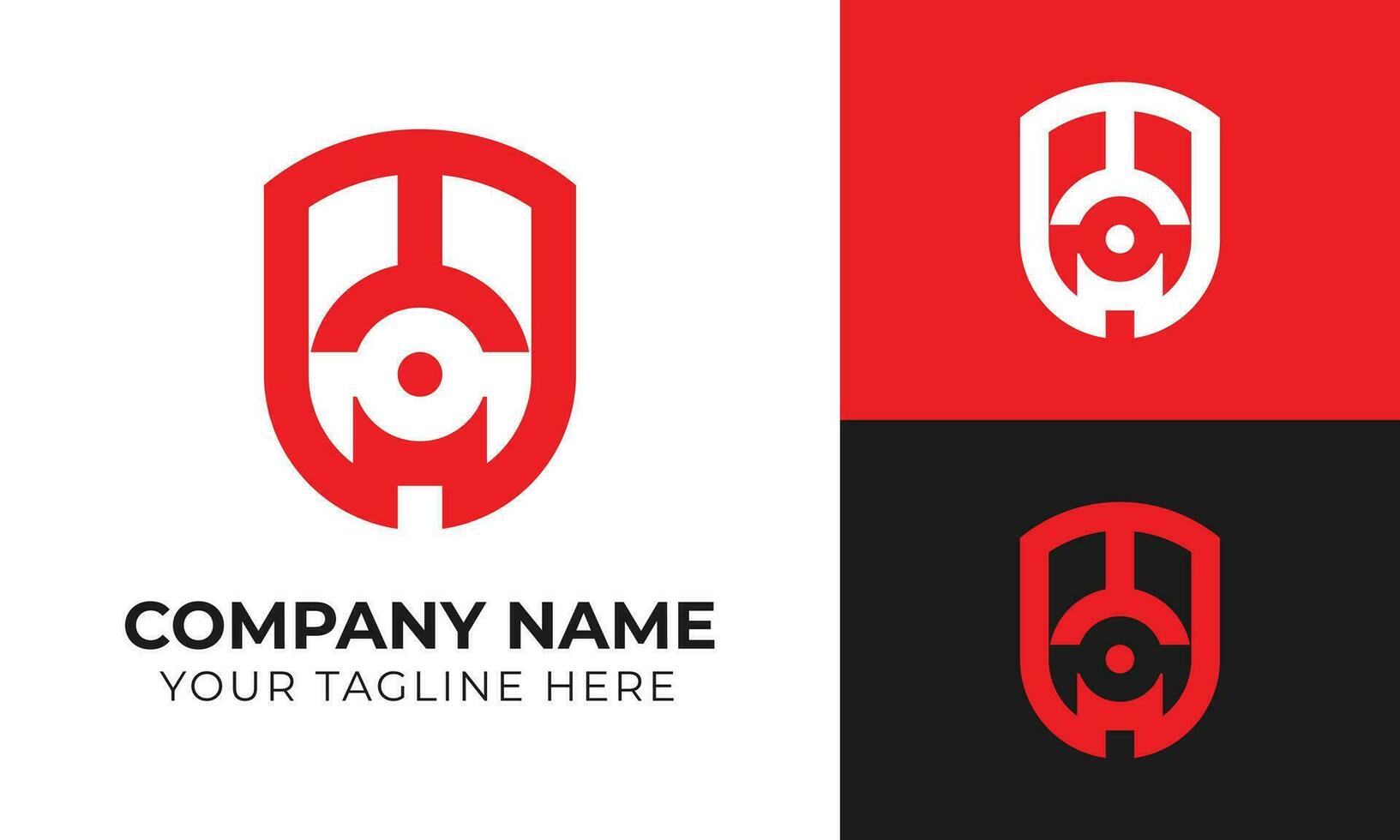 Professional creative abstract minimal business logo design template for your company Free Vector