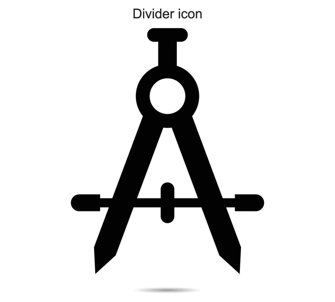 Divider icon, vector illustration.