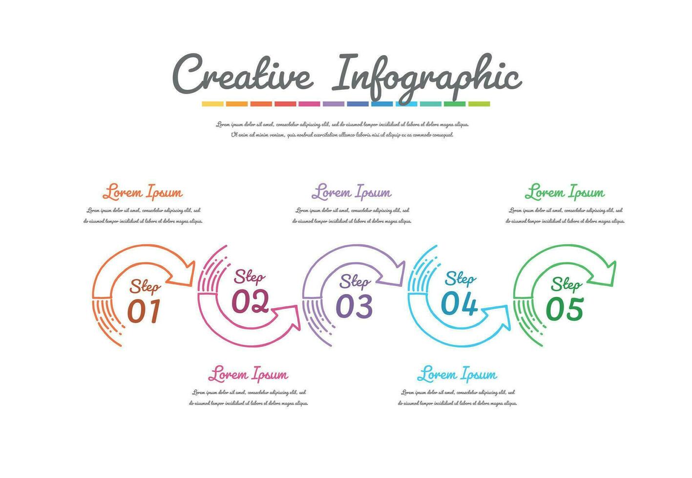 Timeline infographic template with 5 options, vector infographics design and Presentation business can be used for workflow layout, steps or processes.