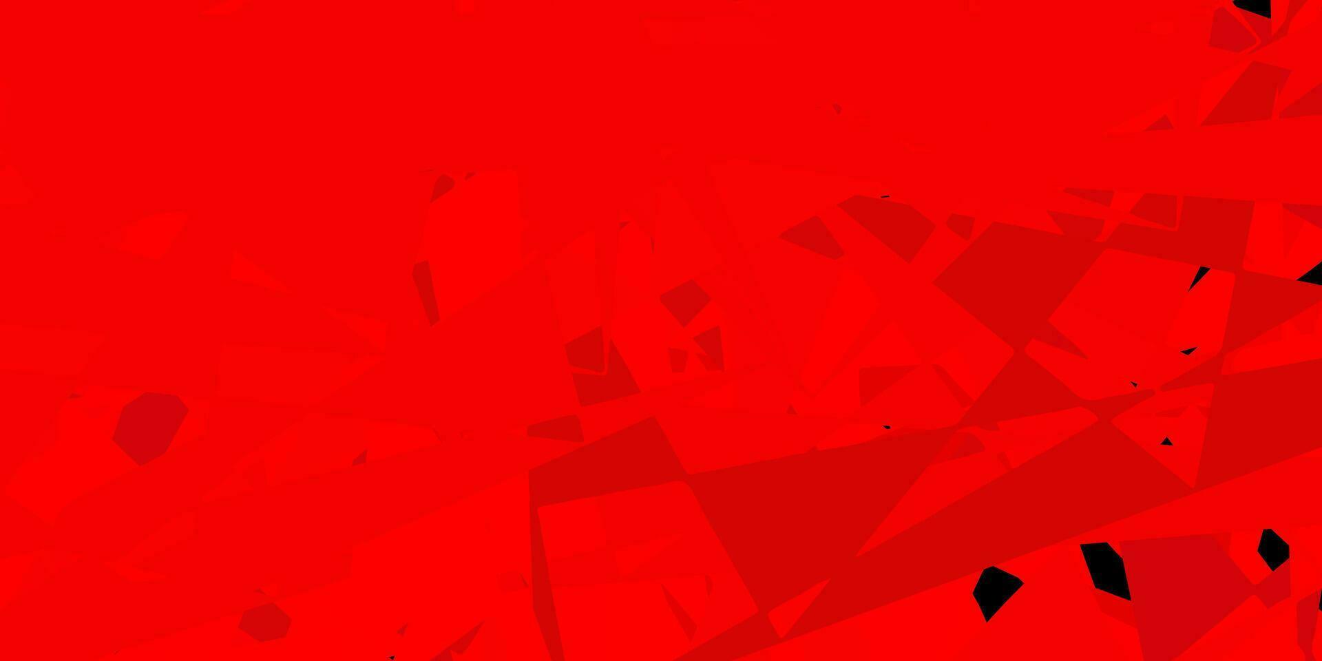 Light pink, red vector texture with random triangles.