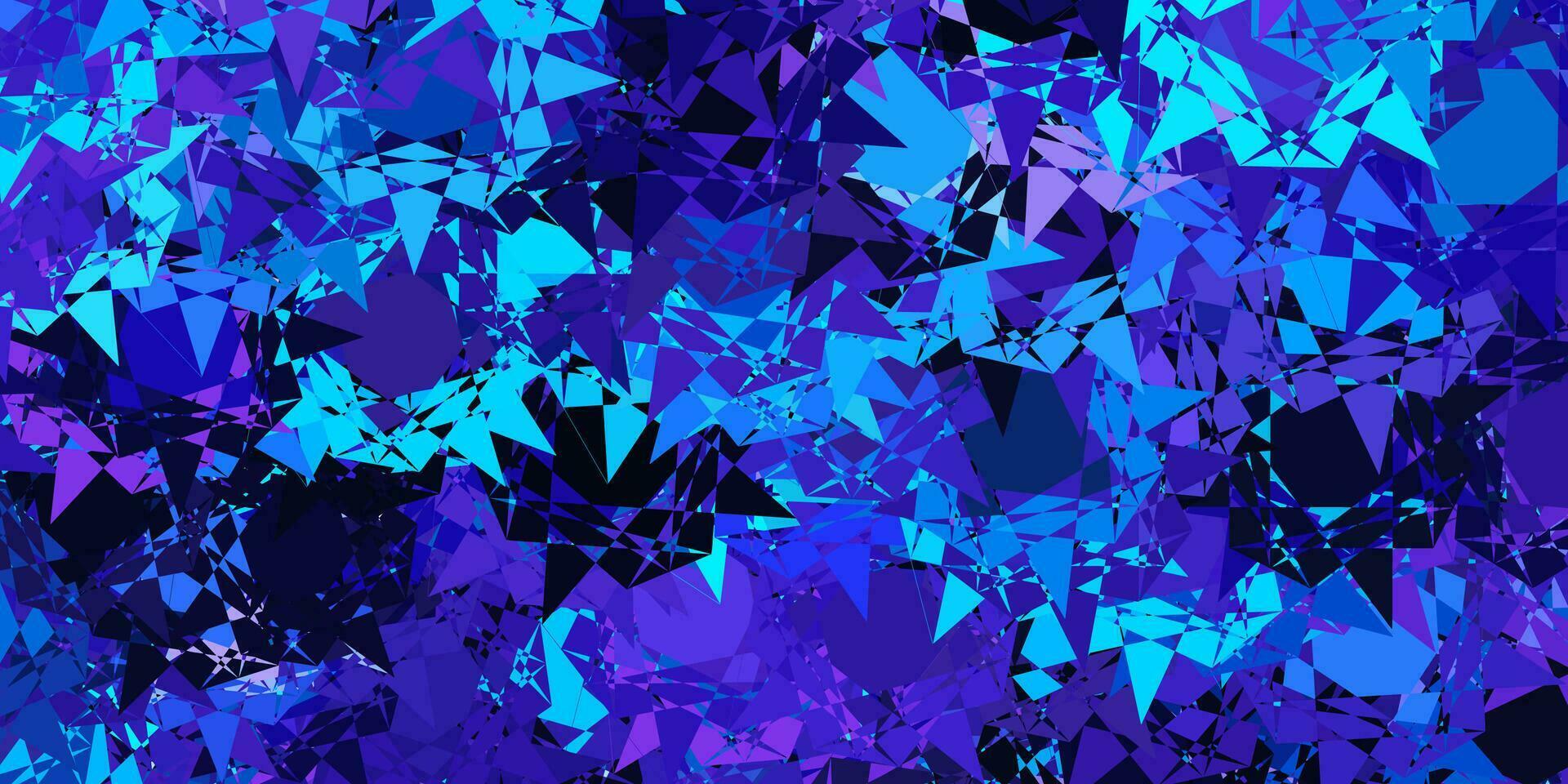 Light Pink, Blue vector background with polygonal forms.