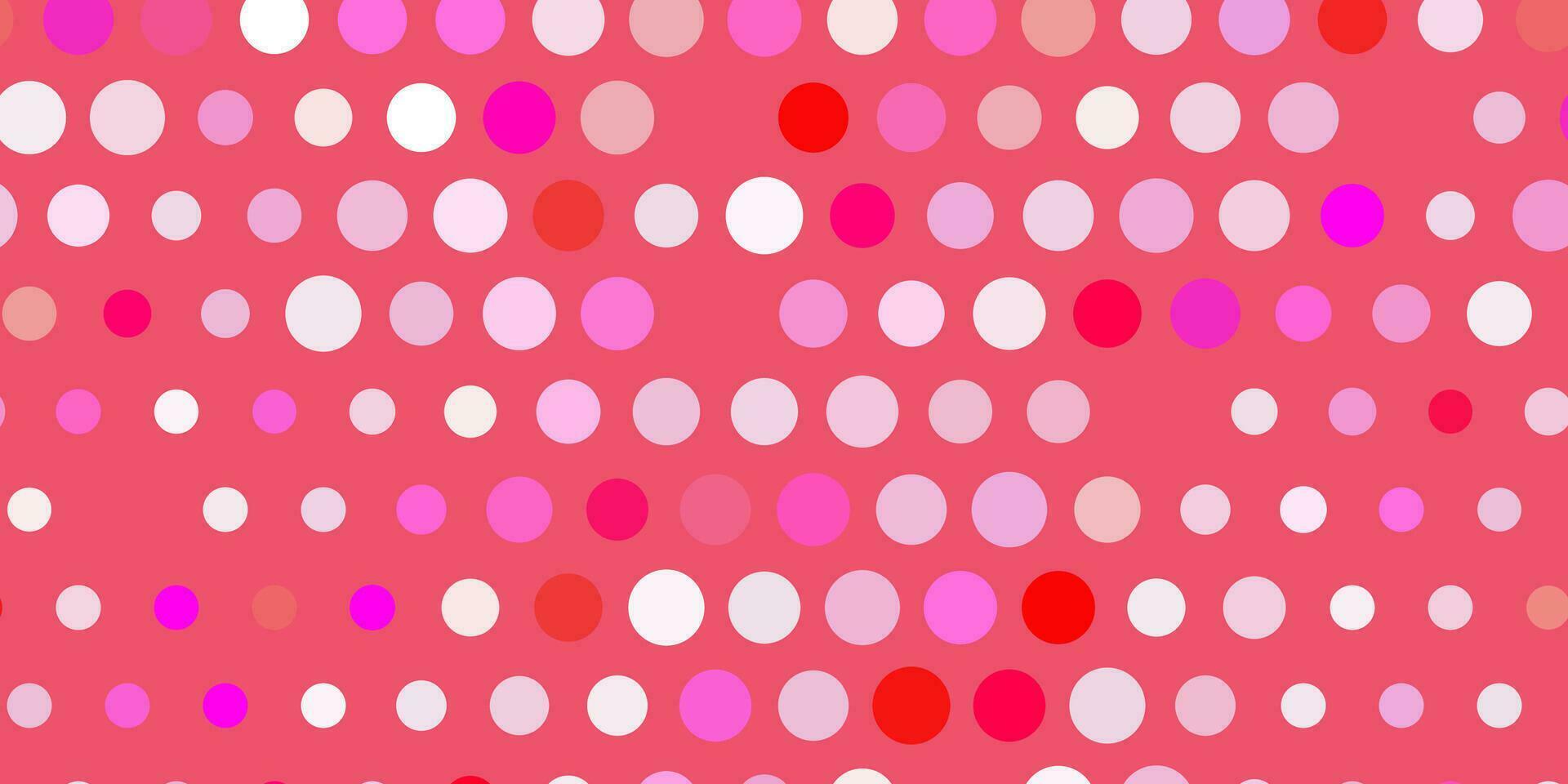Light red vector backdrop with dots.