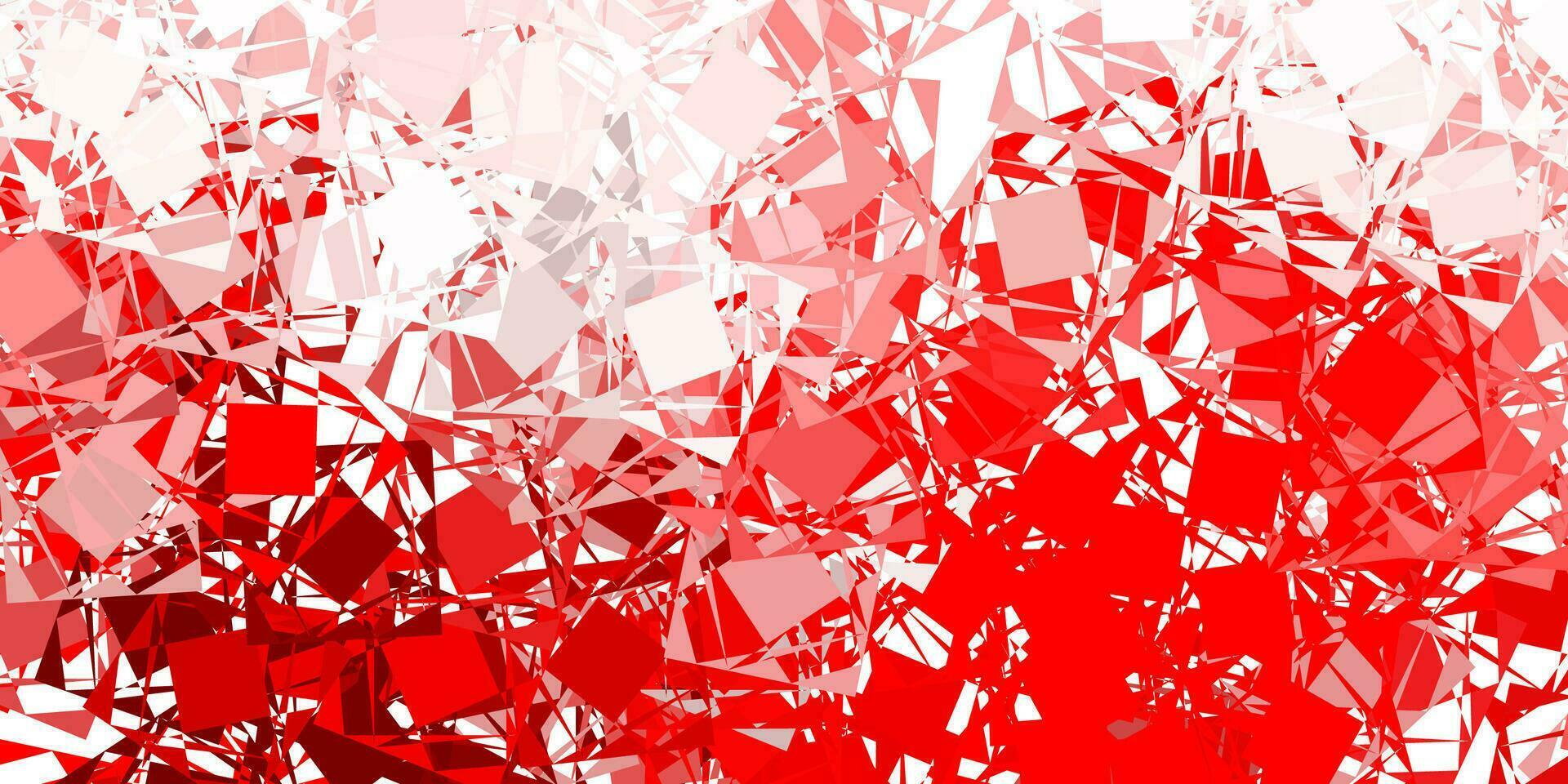 Light red, yellow vector template with triangle shapes.