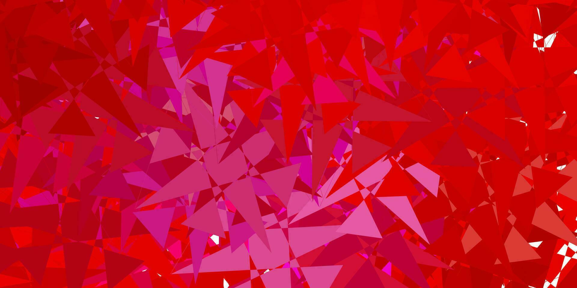Light Red vector template with abstract forms.