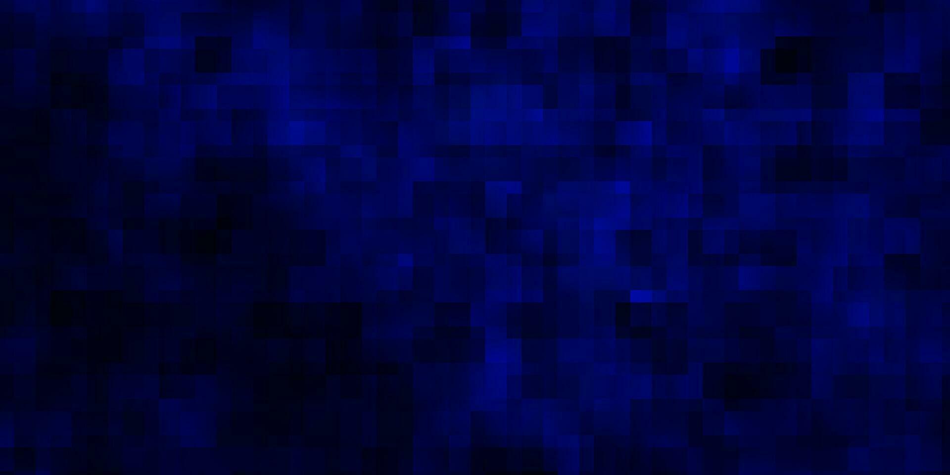 Dark BLUE vector background with rectangles.