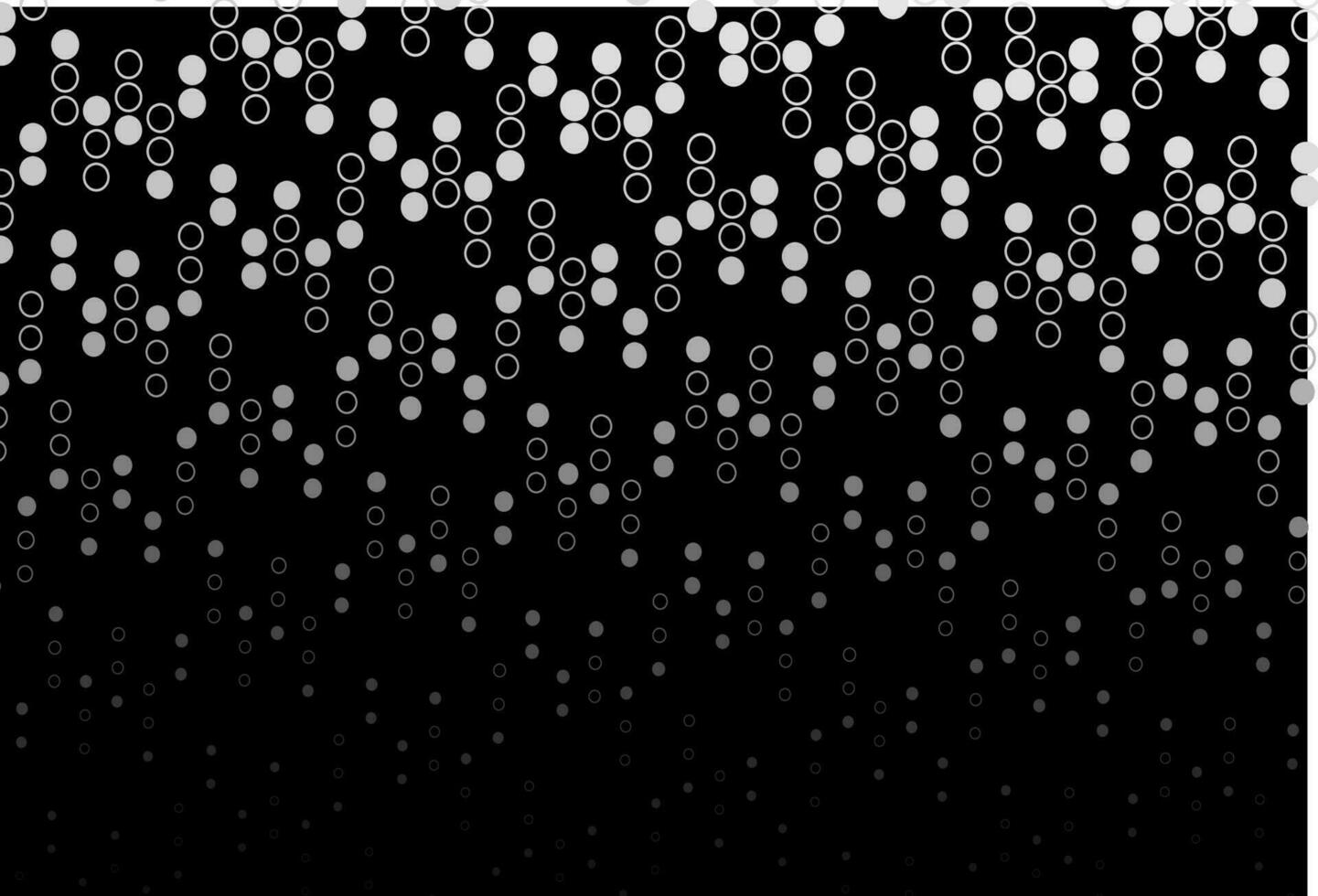 Dark Silver, Gray vector pattern with spheres.