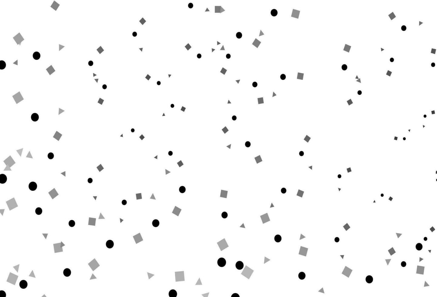 Light Silver, Gray vector template with crystals, circles, squares.