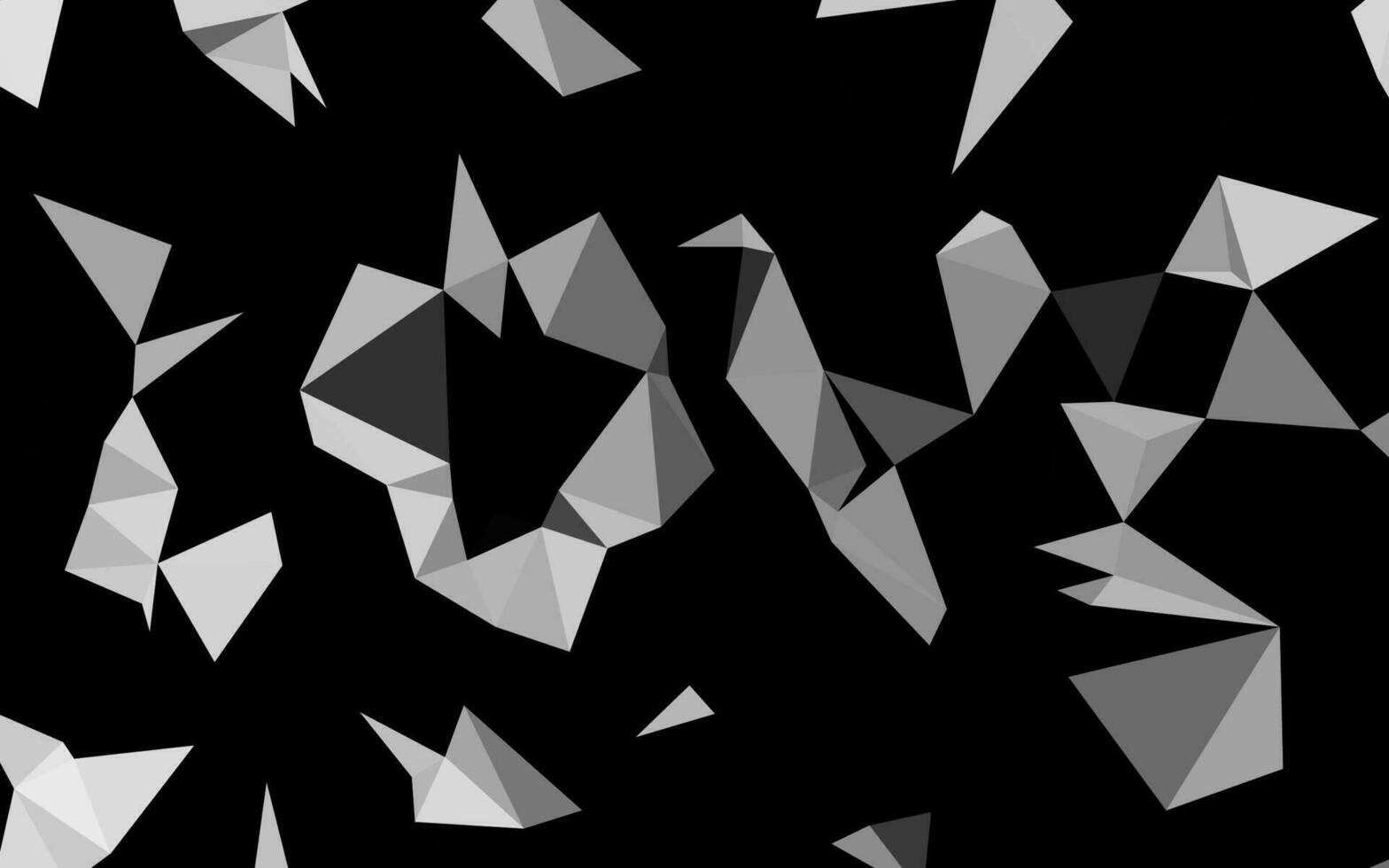 Light Silver, Gray vector abstract mosaic background.