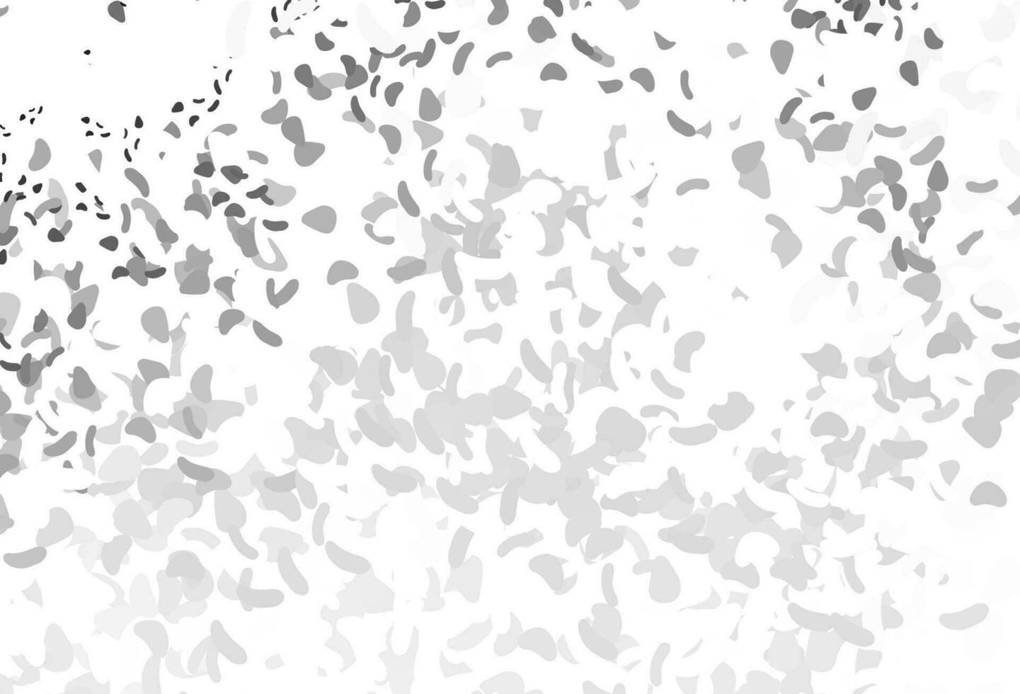 Light Silver, Gray vector pattern with chaotic shapes.