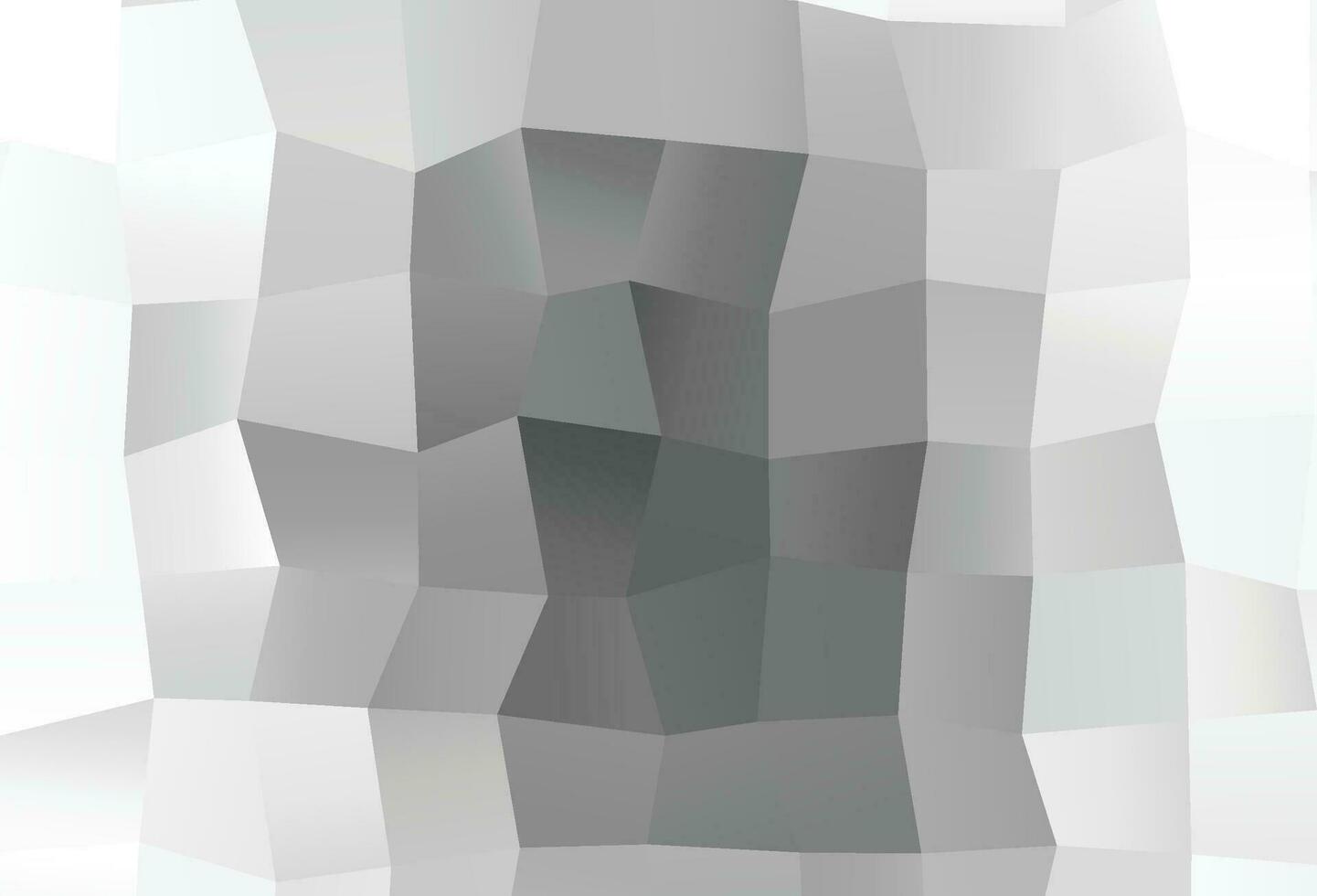 Light Silver, Gray vector polygonal pattern.