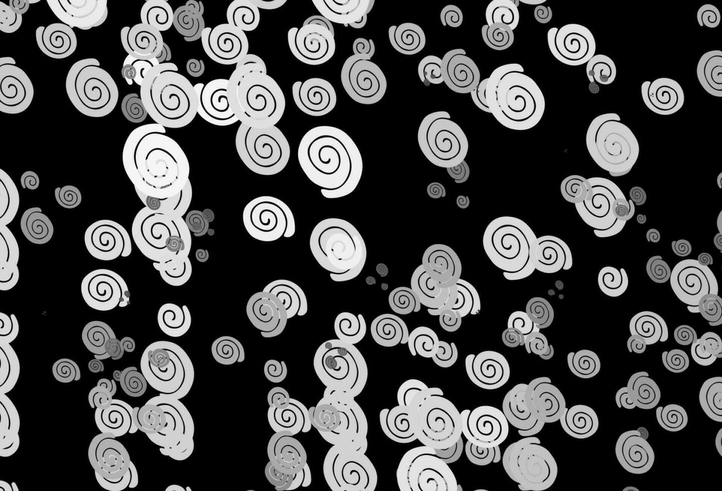 Dark Silver, Gray vector template with lava shapes.