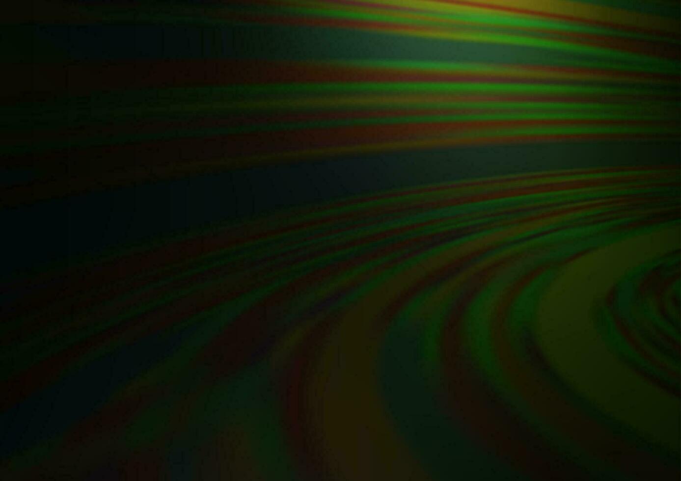 Dark Green vector glossy abstract template.