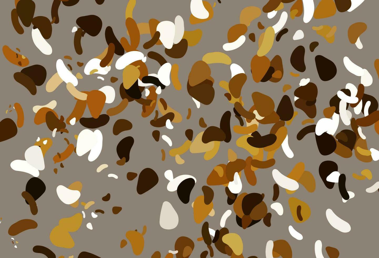 Light yellow, orange vector template with memphis shapes.