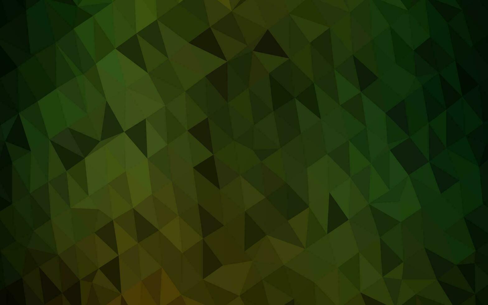 Dark Green vector low poly texture.