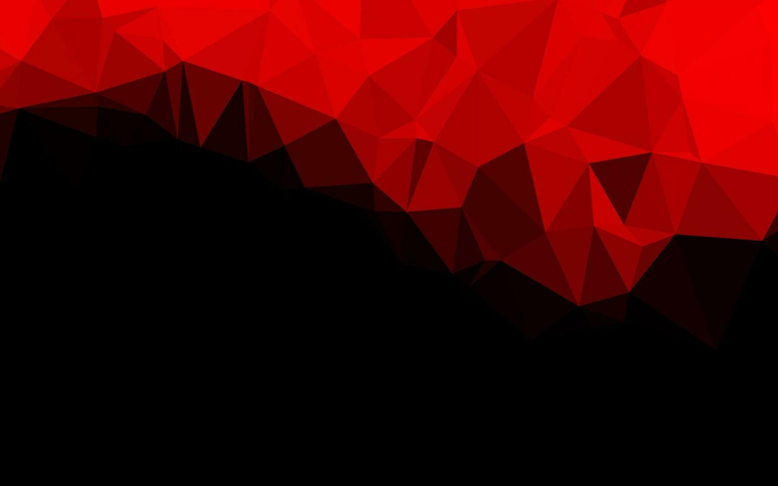 Light Red vector polygonal pattern.