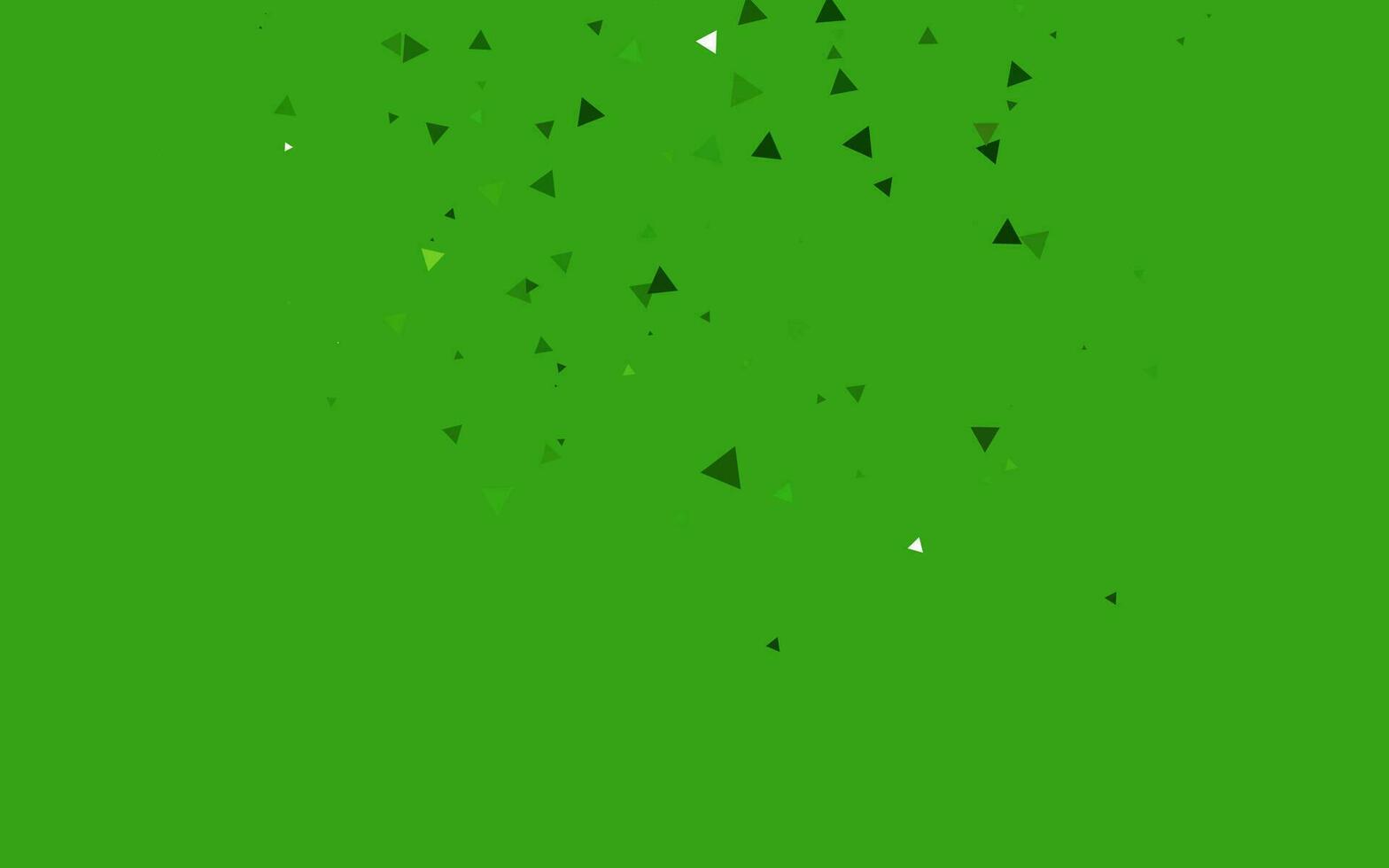 Light Green vector background with triangles.