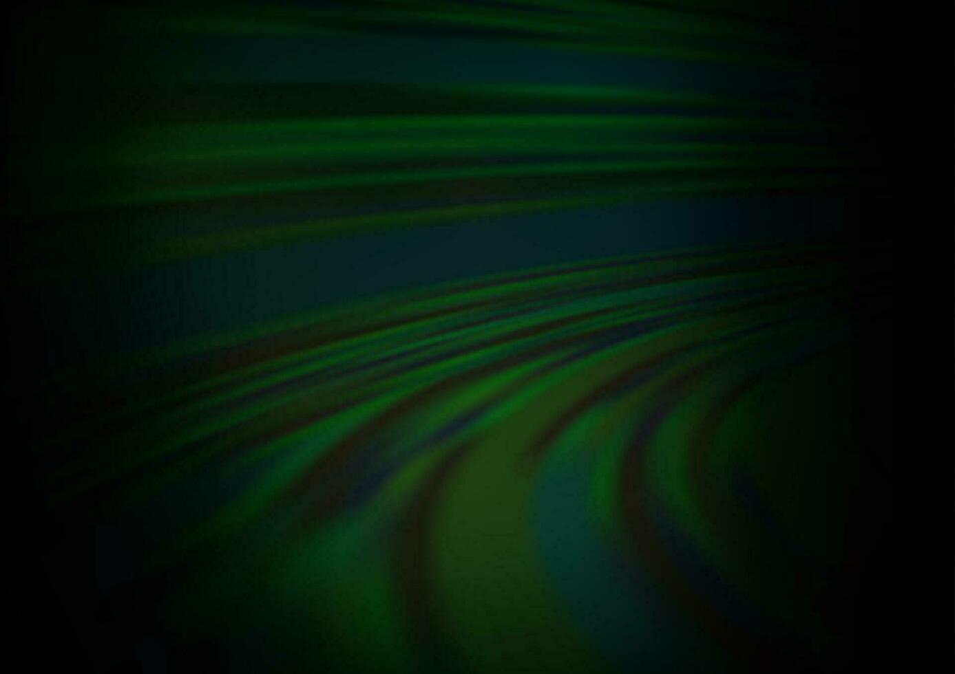 Dark Green vector modern bokeh pattern.