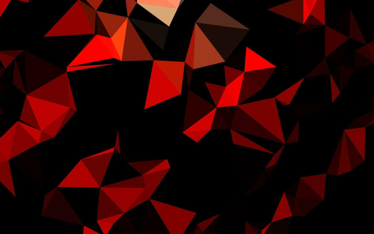 Fondo abstracto de polígono de vector rojo claro.