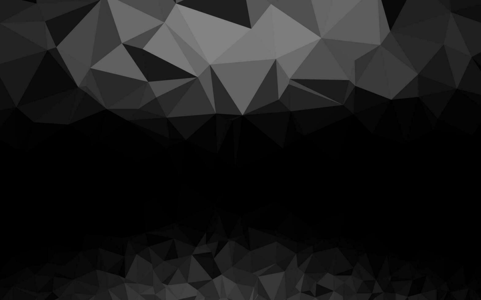 plata oscura, patrón de mosaico abstracto vector gris.