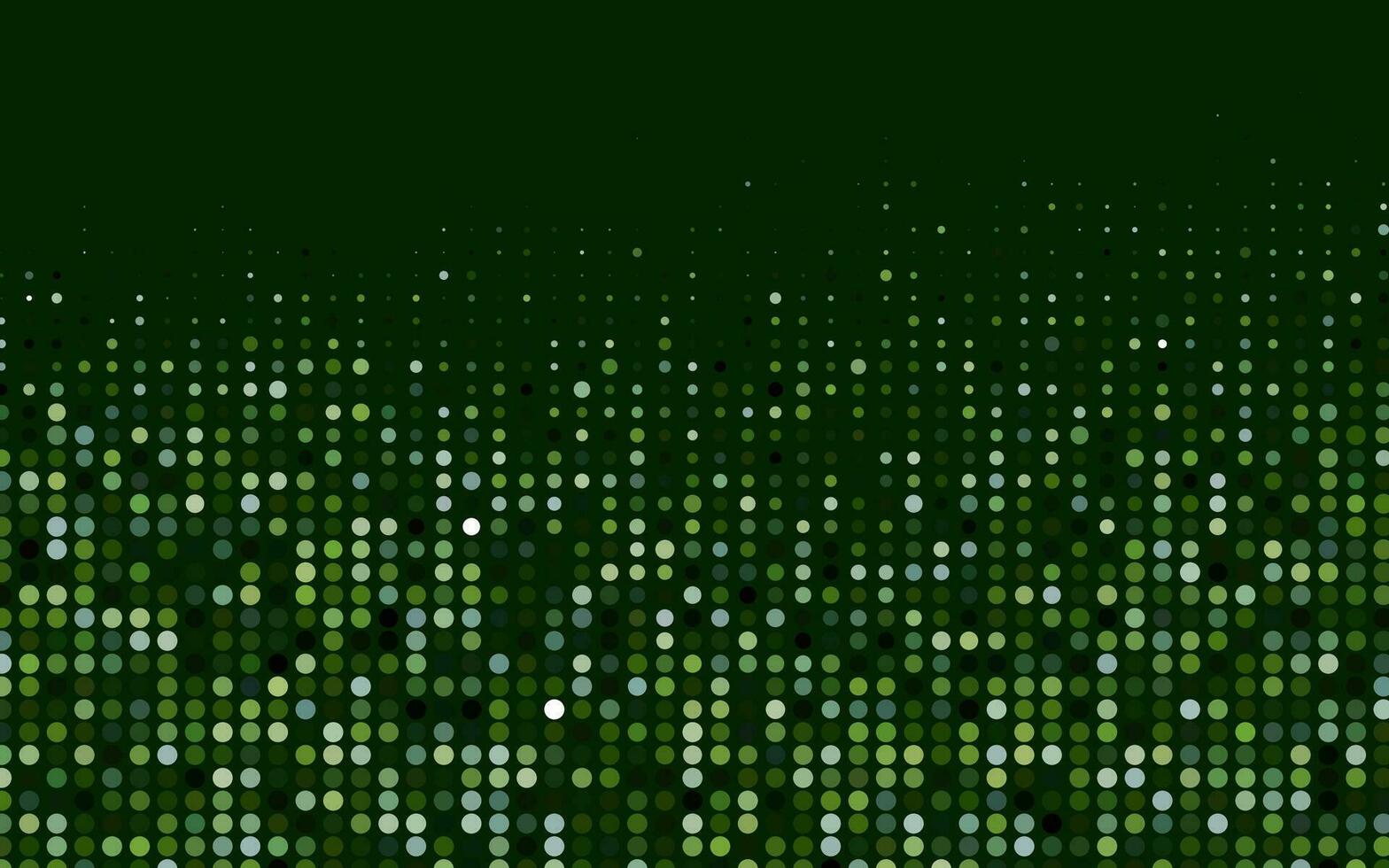 Fondo de vector verde claro con burbujas.