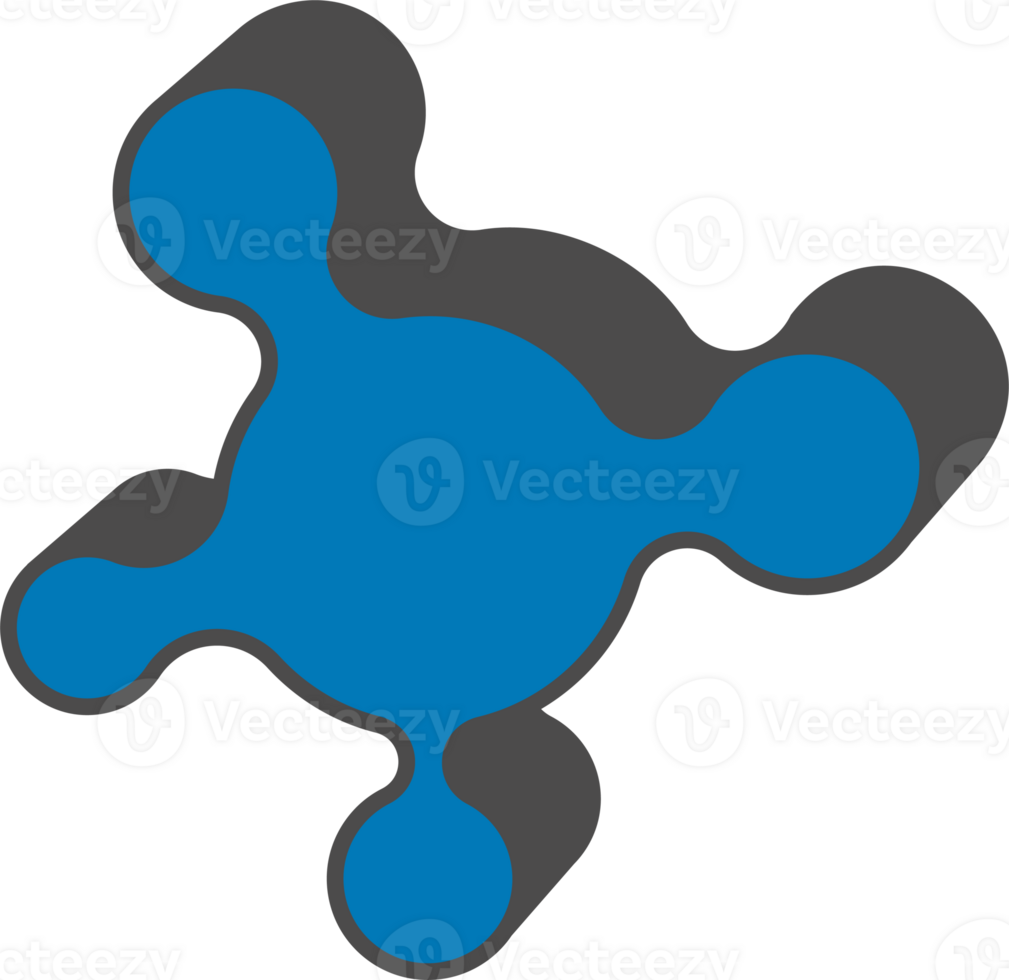 Abstract geometric element. Neobrutalism graphic shape. Minimal groovy Y2k retro sticker. Retro label. Simple png