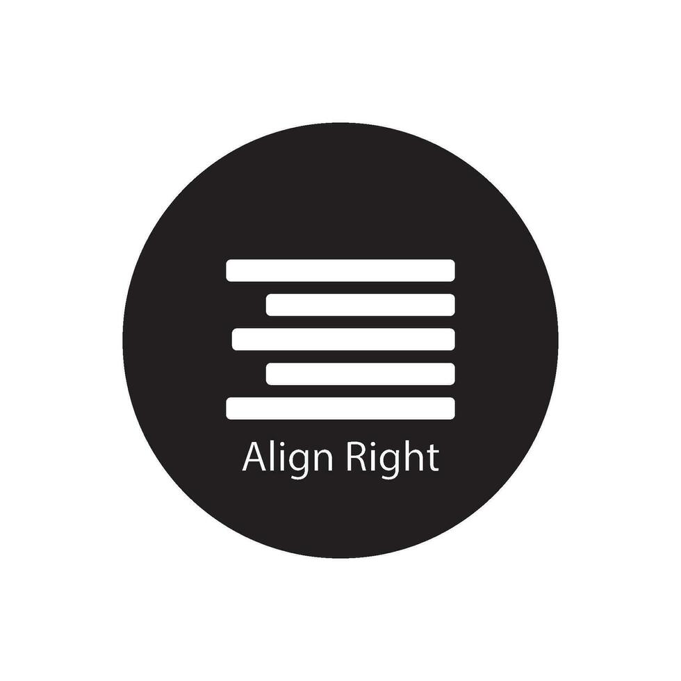 align icon vector