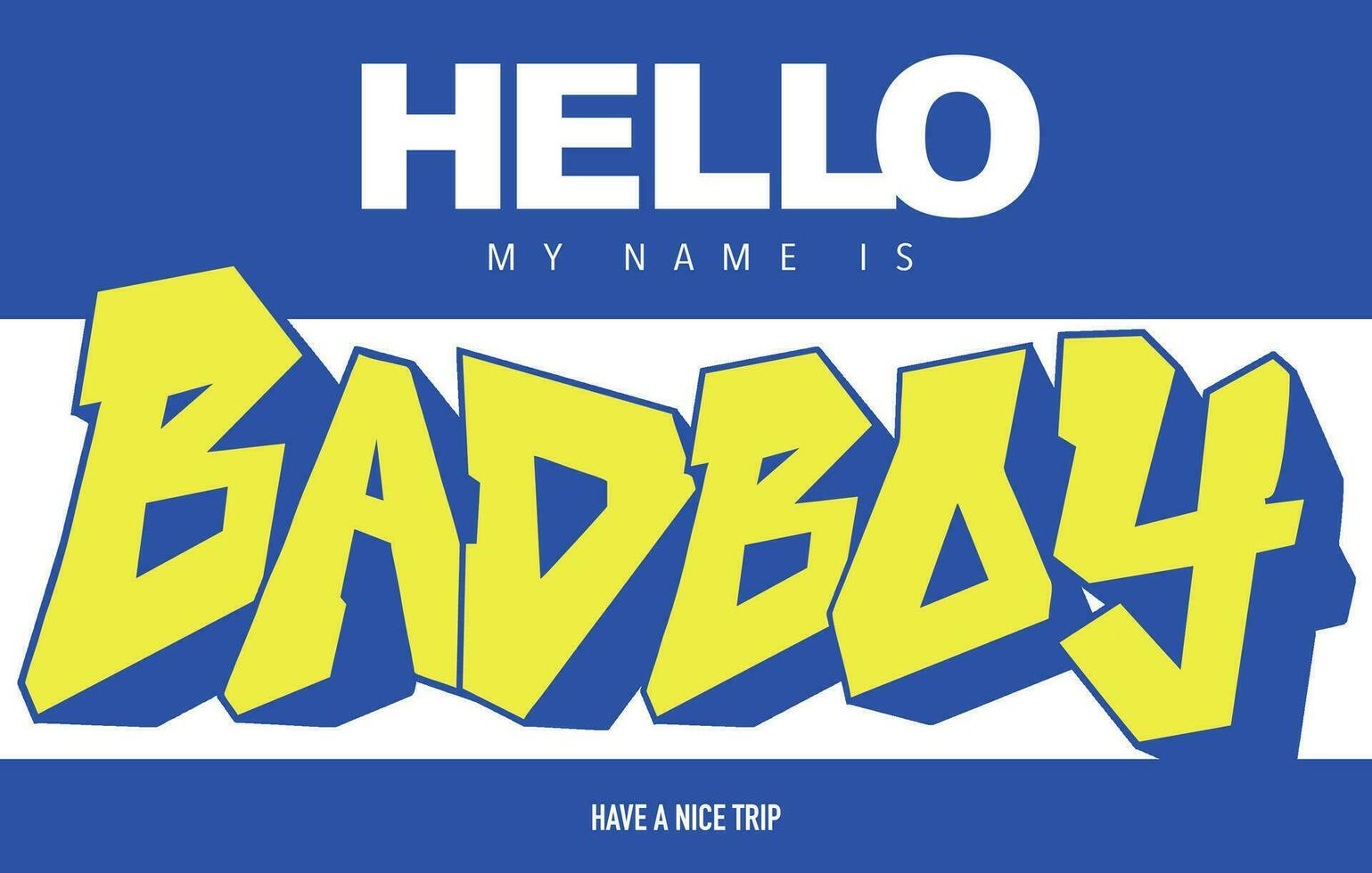 HIP HOP GRAFFITI MY NAME IS TAG vector