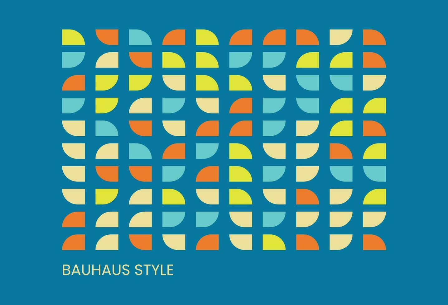 Abstrac background bauhaus style. Colorfull abstract bauhaus pattern vector