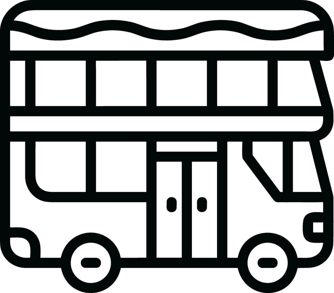 autobús transporte símbolo icono vector imagen. ilustración de el silueta autobús transporte público viaje diseño imagen. eps 10