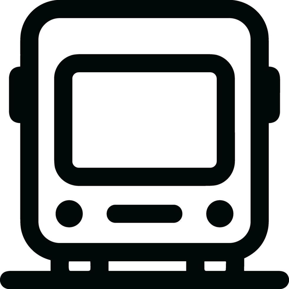 Bus transportation symbol icon vector image. Illustration of the silhouette bus transport public travel design image. EPS 10