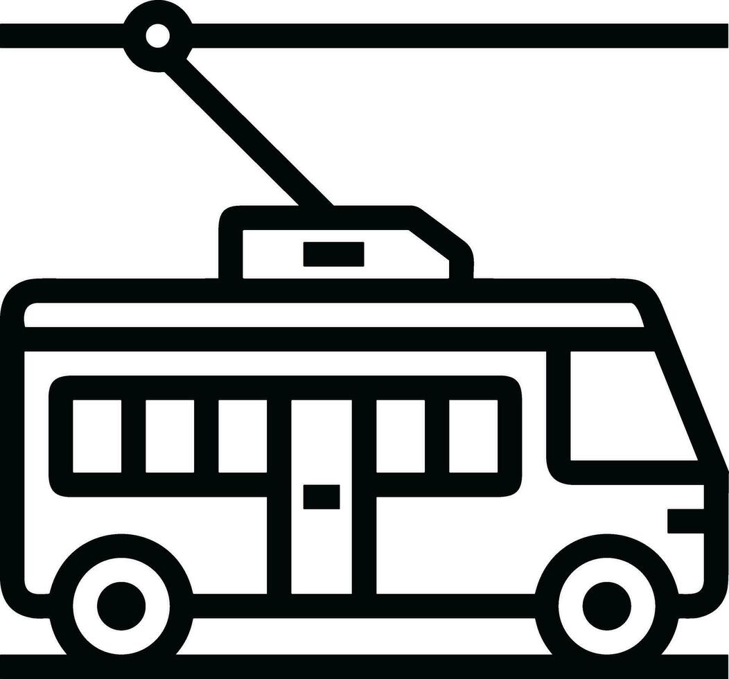 Bus transportation symbol icon vector image. Illustration of the silhouette bus transport public travel design image. EPS 10