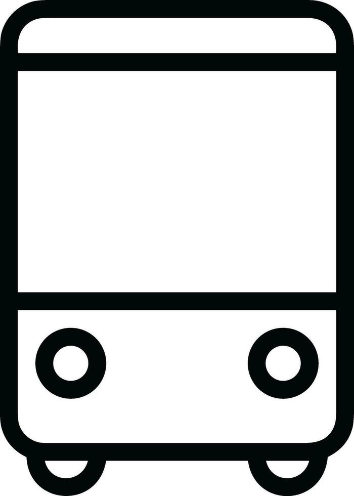 Bus transportation symbol icon vector image. Illustration of the silhouette bus transport public travel design image. EPS 10