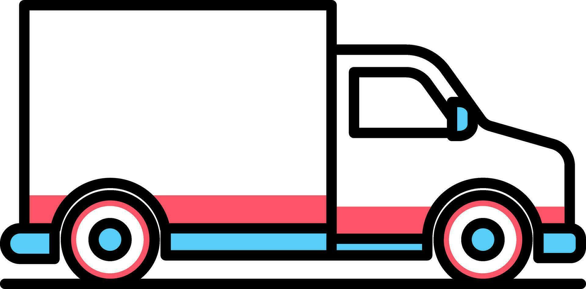 entrega Servicio camión icono web vector ilustración