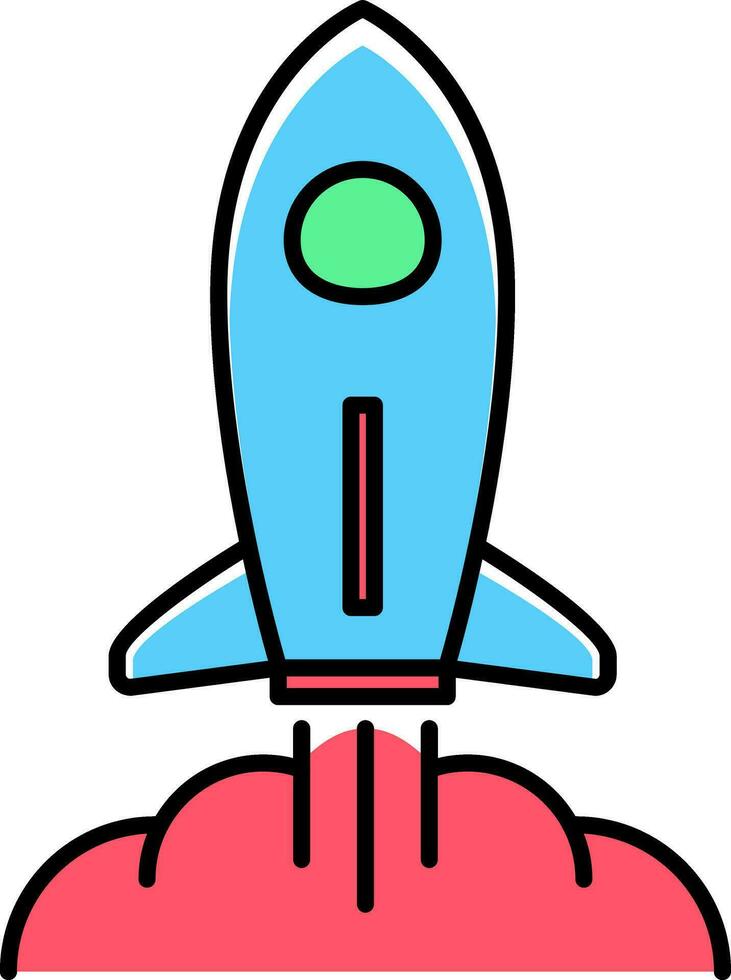 Rocket icon set. Business start up symbol. vector