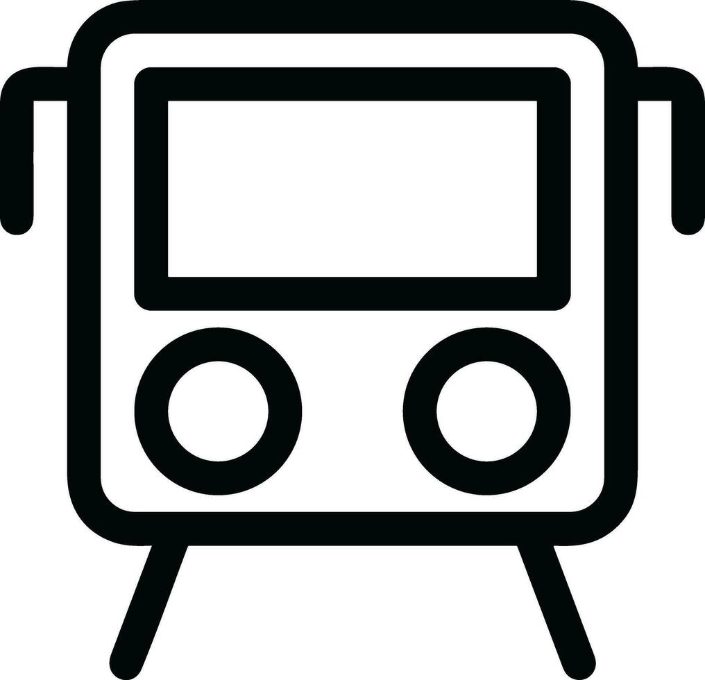 Bus transportation symbol icon vector image. Illustration of the silhouette bus transport public travel design image. EPS 10