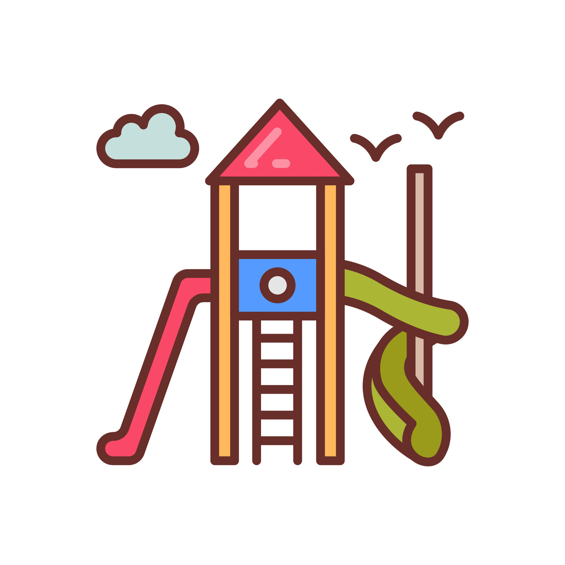Playground icon in vector. Illustration 27443284 Vector Art at Vecteezy