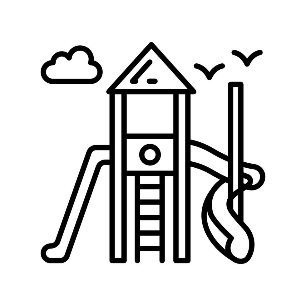 Playground icon in vector. Illustration vector