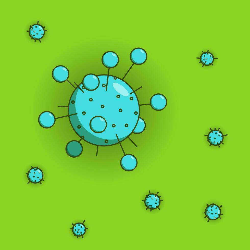 Virus units. Vector illustration