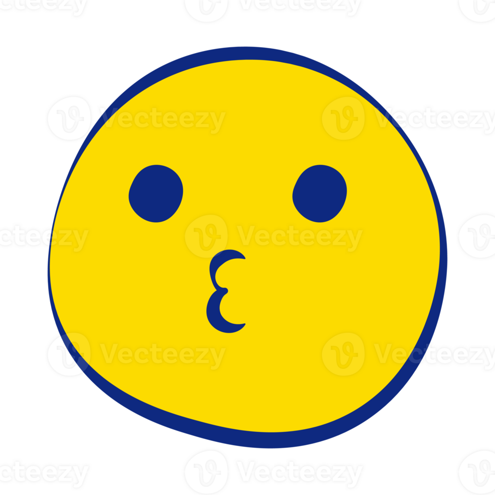 Kiss 30 Grunge Emoticons Fill Style png
