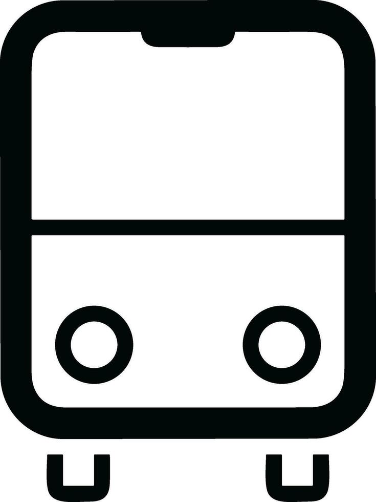 Bus transportation symbol icon vector image. Illustration of the silhouette bus transport public travel design image. EPS 10