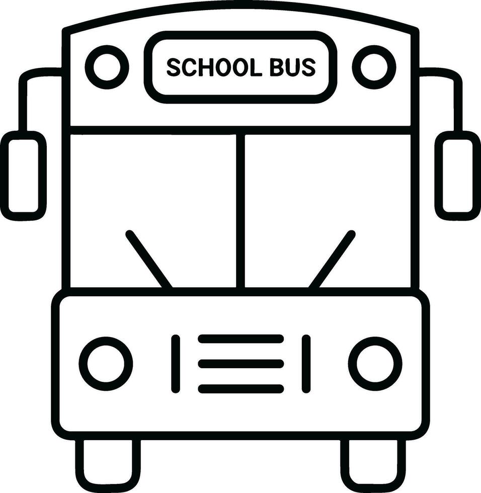 Bus transportation symbol icon vector image. Illustration of the silhouette bus transport public travel design image. EPS 10