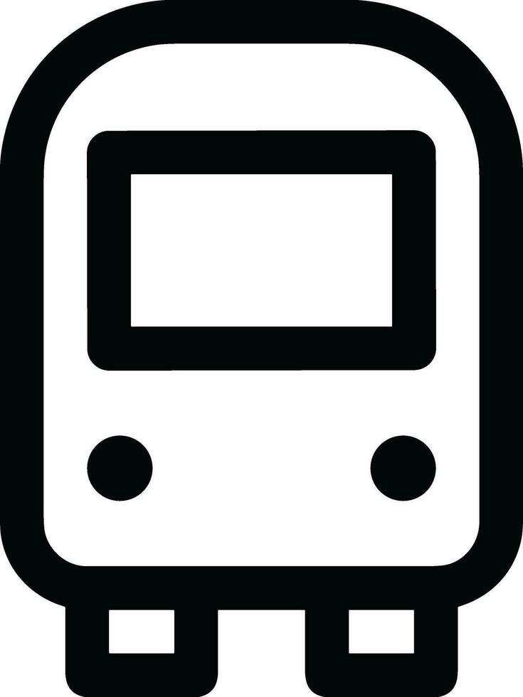 Bus transportation symbol icon vector image. Illustration of the silhouette bus transport public travel design image. EPS 10