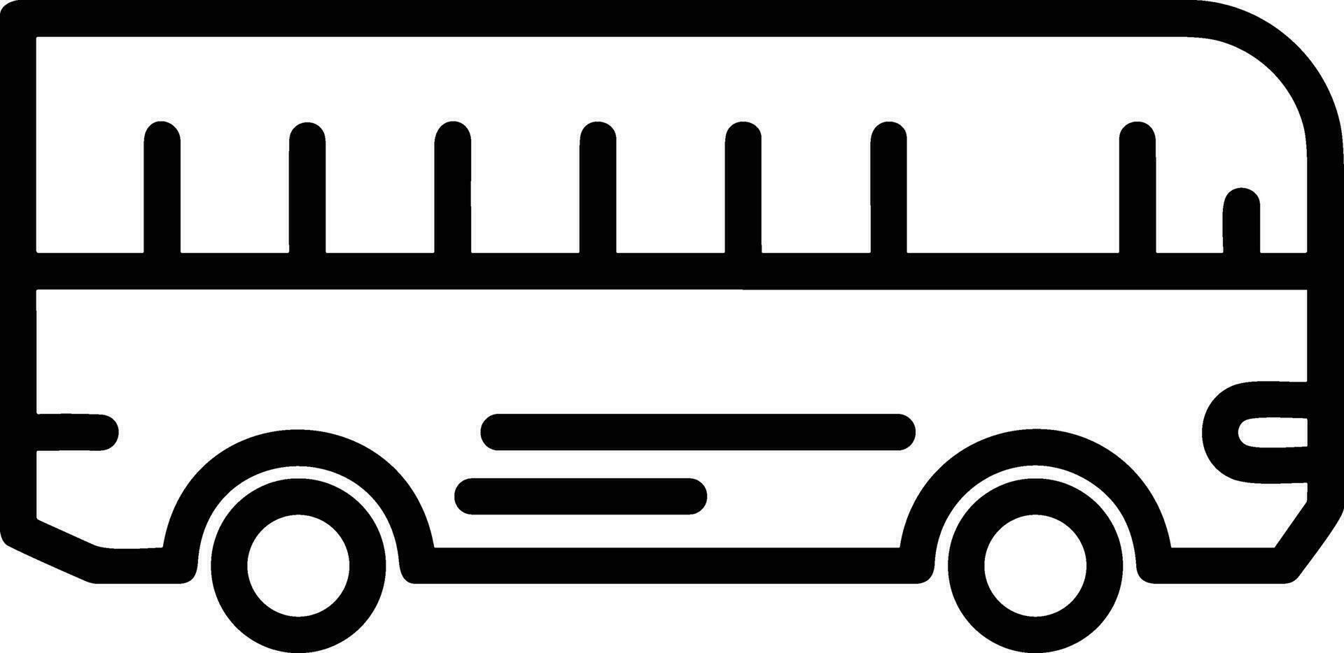 autobús transporte símbolo icono vector imagen. ilustración de el silueta autobús transporte público viaje diseño imagen. eps 10