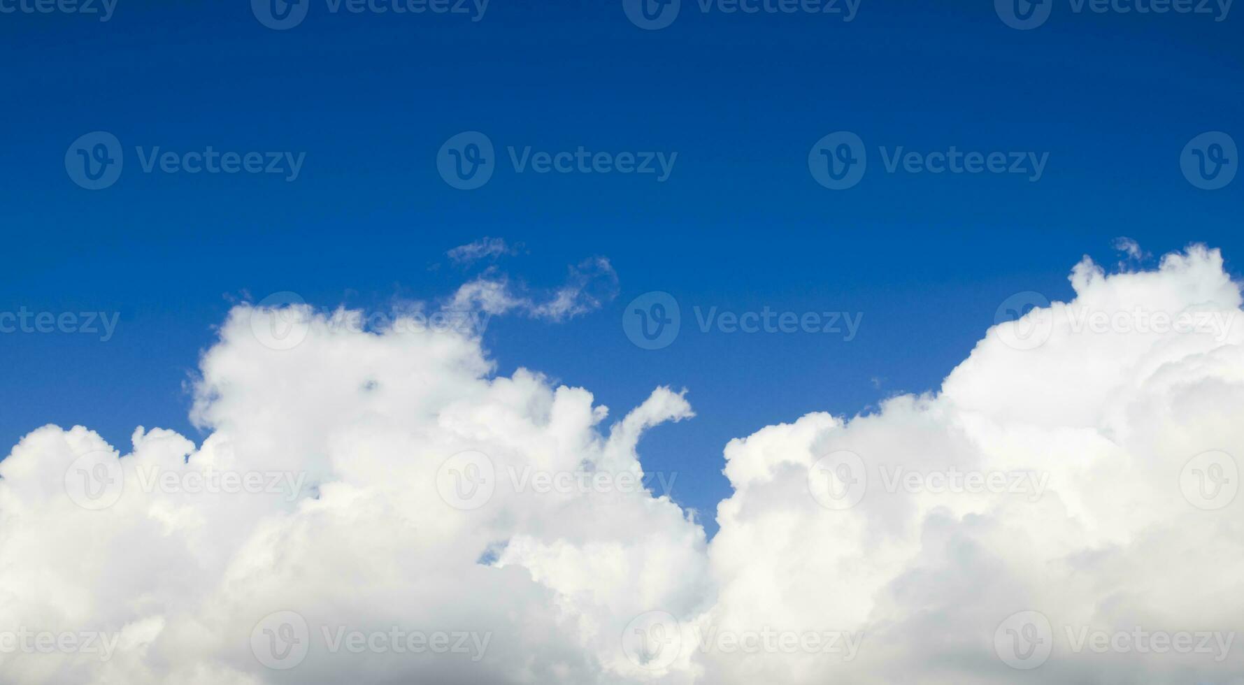 White clouds pillow photo