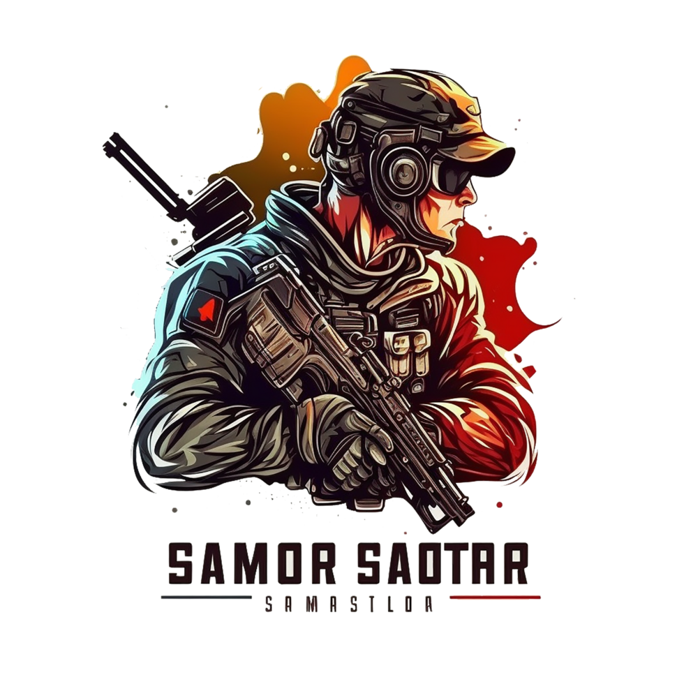 Free download army solder mascot logo png realistic photo, Ai Generative