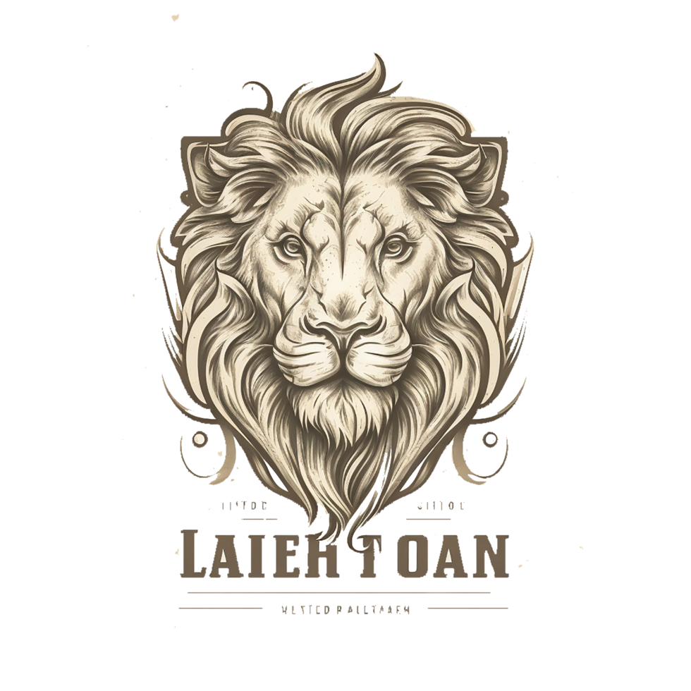 Free download lion tiger mascot logo png realistic photo, Ai Generative