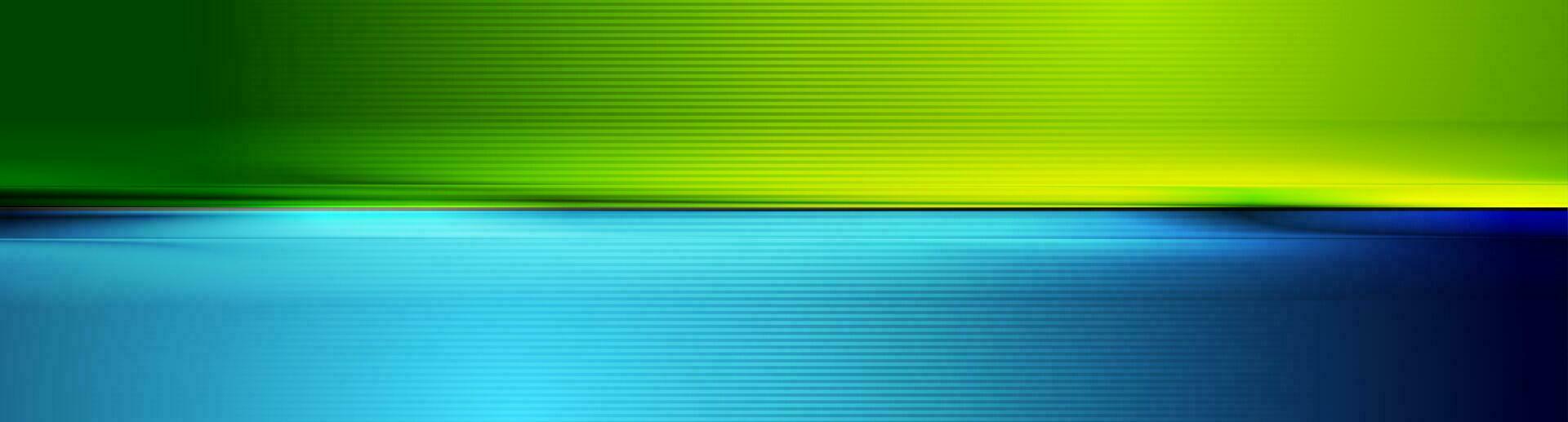 Contrast green blue smooth abstract background vector